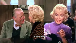 MARILYN MONROE in Gentlemen prefer Blondes - Funniest Moments - Philosophy of a Material Girl
