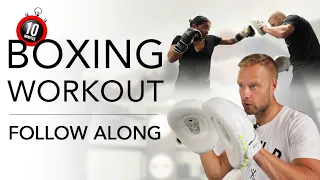 Pad Workout for Heavy Bag and Shadow Boxing | 10-Minute Follow-Along Boxing Workout