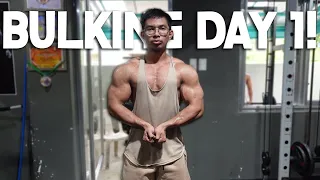 ANG PAG BABALIK! | GETTING BACK ON TRACK | BULKING DAY 1