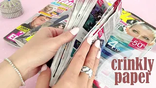 ASMR Crinkly Paper Wonderland • Page Turning • No Talking