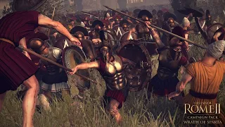 Rome 2 Total War Ярость Спарты Легендарная сложность #2