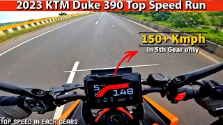 2024 KTM Duke 390 Top Speed in each gear - Pradeep on Wheels