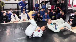 Бросок для BJJ | бросок с упором стопы | Лев Гладких