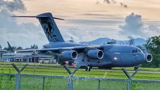 RAAF Boeing C-17 Globemaster A41-207 80th Anniversary Tail For 36 Squadron Landing At Butterworth AB