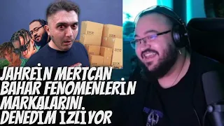 JAHREİN MERTCAN BAHAR FENOMENLERİN MARKALARINI DENEDİM İZLİYOR