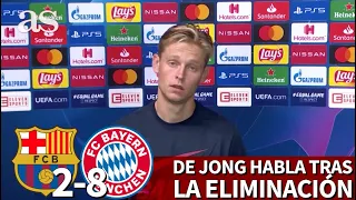 BARCELONA 2- BAYERN 8 | Frenkie De Jong habló tras el hundimiento | Diario AS