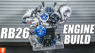 +1,000HP RB26 Engine Build - Full Start to Finish [4K]