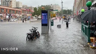 Shocking Videos Show Severe Flash Floods In New York City