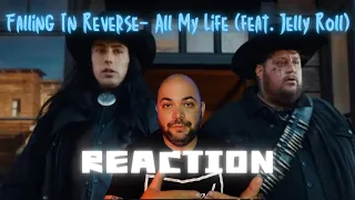 Falling In Reverse - All My Life (feat. Jelly Roll) |REACTION|   HD 1080p