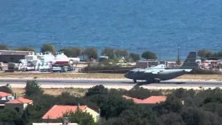 Hellenic Air Force C27J Spartan landing.