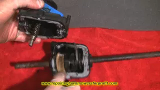 Repairing Lawn Mowers For Profit Part 14 ( Lawnmower Self Propelled Gear Repair And Help)