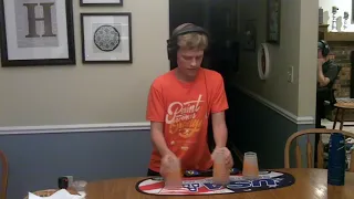 Sport Stacking - Michael gets three good times