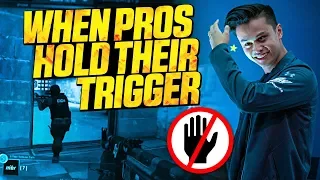 WHEN CS:GO PROS HOLD THEIR TRIGGER! (BEST TRIGGER CONTROLS & PATIENT PLAYS)