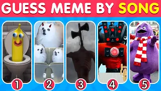 Guess Meme By Song | Mr Beast | Skibidi Toilet | Skibidi Dom Dom Yes Yes | Mario | Ronaldo