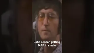 John Lennon Getting MAD In Studio!