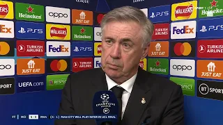 Carlo Ancelotti is gracious in defeat following Champions League exit