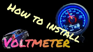 How to Install Voltmeter | Greddy Gauge | Lazada Racing