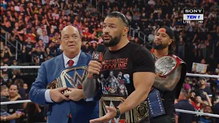 Roman Reigns,Paul Heyman and Theory Full Promo Segment | WWE Raw Today |