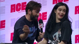 Krysten Ritter   and David Tennant panel at the 2019 Ace Comic Con Arizona