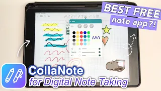 CollaNote: BEST FREE Note Taking App for Online Class?! (No Subscription!) ❤︎ | Emmy Lou