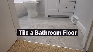 Tile a Bathroom Floor l PLAN LEARN BUILD