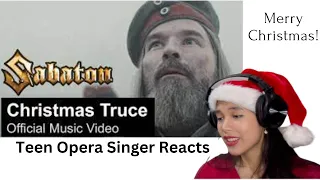 Teen Opera Singer Reacts To SABATON - Christmas Truce