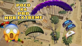 Poco x6 pro | The power of HDR EXTREME | PUBG MOBILE