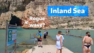 Crushed by a rogue wave at the Inland Sea