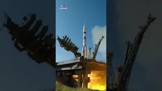 Запуск пилотируемого корабля с Байконура 🚀