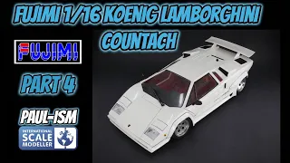 Part 4 - Fujimi 1/16 Koenig Lamborghini Countach Video Build