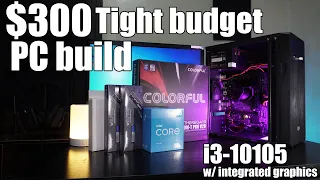 Intel i3-10105 Budget Pc build!