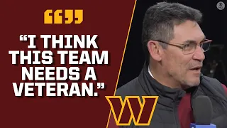 Washington coach Ron Rivera talks what his team needs at the quarterback position | CBS Sports HQ