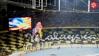 DETIK2 TIFO ULTRAS MALAYA | LAGU NEGARAKU & INILAH BARISAN KITA | MALAYSIA VS INDONESIA 19/11/2019