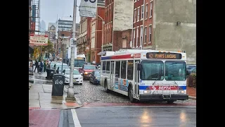 Septa Bus: A ride on 2005 New Flyer D40LF #8012