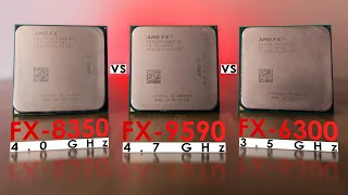 FX-9590 vs FX-8350 vs FX-6300 - How Big Is The Difference? (2021)