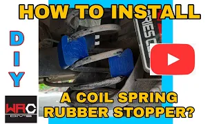 How to Install rubber stopper, coil spring cushion or rubber damper in DIY way?