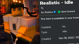 NEW FREE ROBLOX IDLE ANIMATION AND MORE!!