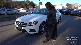 2019 Mercedes-Benz E300 video review with Tina