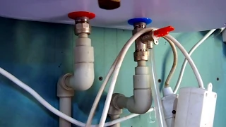 3 способа слива  воды из водонагревателя THERMEX Flat Plus IF 80 V