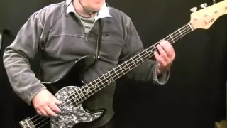 How To Play Bass Guitar To Crazy Little Thing Called Love - John Deacon - Queen