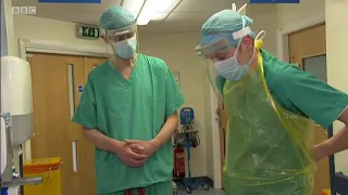 BBC News on the Correct Use of COVID-19 PPE- 17 Ap 2020 at Cambridge University Hospitals