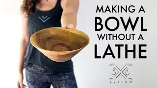 Bowl Without a Lathe Challenge // Router // Woodworking