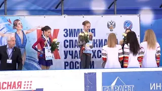 Girls Victory Ceremony - IX Winter Spartakiad of pupils (youthful) of Russia - 2019.03.23
