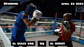 EL BULLY DOR red Vs EL ROBOT blue