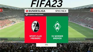 FIFA 23 - SC Freiburg vs. Werder Bremen - Bundesliga Match [Fifa 23 Gameplay] [Ps4]