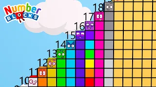 Looking for Numberblocks Step Squad 1 vs 10 to 20 Standing Tall Numbers Patterns