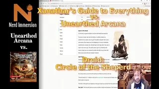 Unearthed Arcana vs Xanathar's Guide: Druid-Circle of the Shepherd! | Nerd Immersion