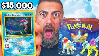 Opening My $15,000 Box For The Rarest SHINY Pokemon Cards!