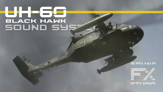 UH-60 Black Hawk Helicopter Sound System Demonstration for Unreal Engine