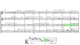 Isorhythm Example - Guillaume de Machaut's "Messe de Nostre Dame"